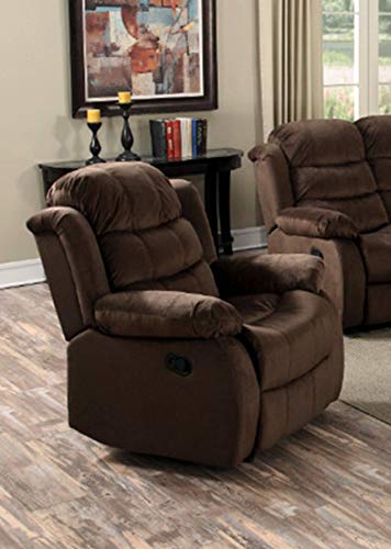 GTU Furniture Cocoa Short Plush Recliner