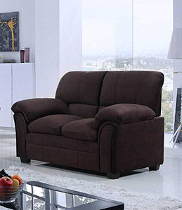GTU Furniture Chocolate Loveseat