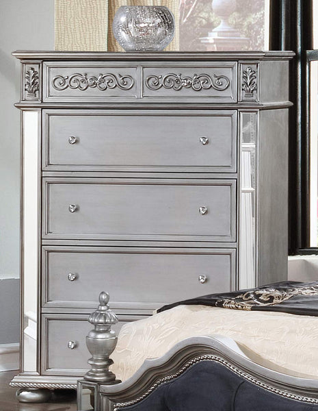 GTU Furniture Kenton Panel Wooden Queen/King Bedroom Set