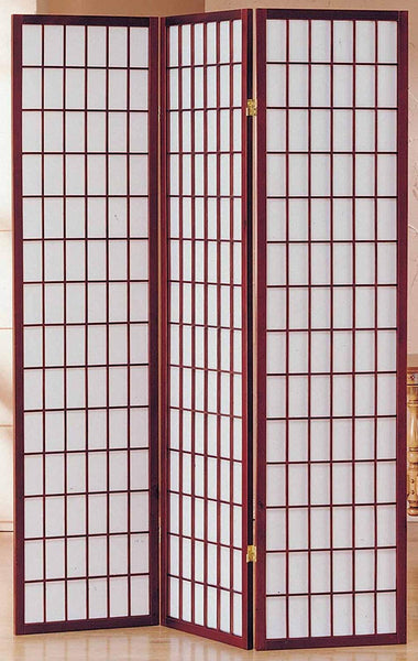 GTU Furniture Japanese Style 3 Panels Wood Shoji Room Divider Screen Oriental for Home/Office