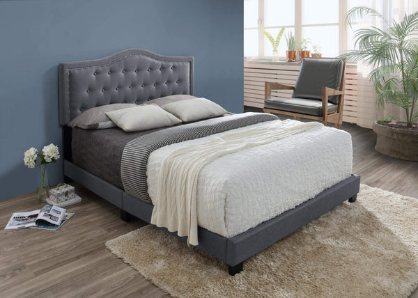 GTU Furniture New European Bedroom Twin/Full/Queen/King Elegant Fabric Bed