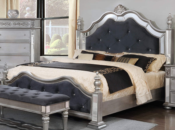 GTU Furniture Kenton Panel Wooden Queen/King Bedroom Set