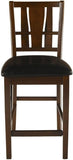 7-Piece / 5-Piece Dixon Brown Finish Height-Grade Dining Room / Kitchen Table Set – alternate view 4